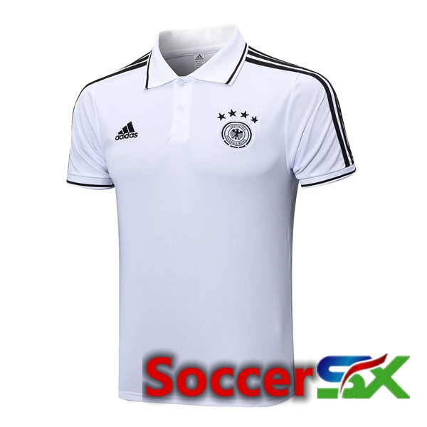 Germany Soccer Polo White 2023/2024