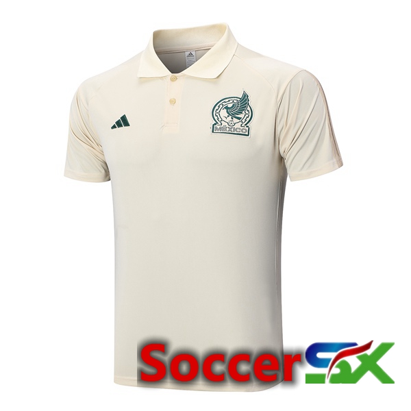 Mexico Soccer Polo Brown 2023/2024