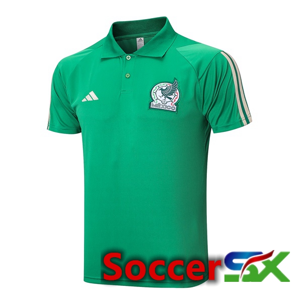 Mexico Soccer Polo Green 2023/2024