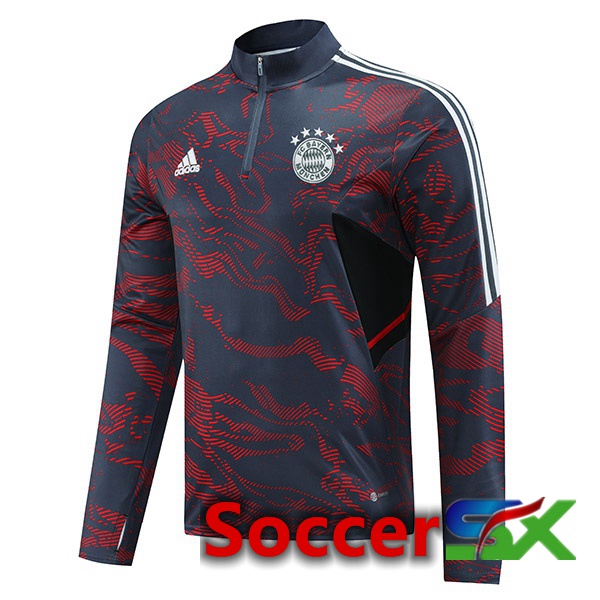 Bayern Munich Training Sweatshirt Red Black 2023/2024