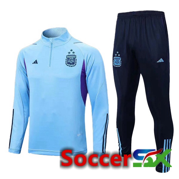 Argentina Training Tracksuit Suit Blue 2023/2024