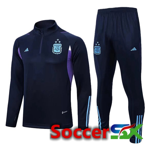 Argentina Training Tracksuit Suit Royal Bluee 2023/2024