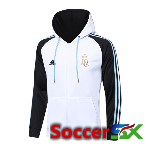 Argentina Training Jacket Hoodie White 2023/2024