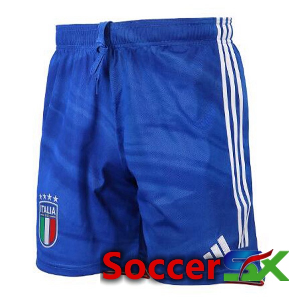 Italy Soccer Shorts Home Blue 2023/2024