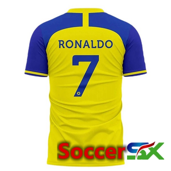 Al-Nassr FC (RONALDO 7) Soccer Jersey Home Yellow 2022/2023