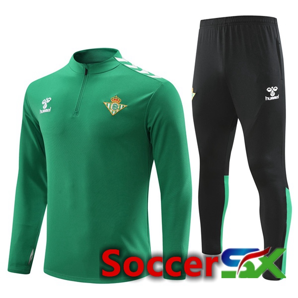 Real Betis Training Tracksuit Suit Green 2023/2024