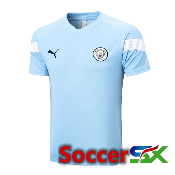 Manchester City Training T Shirt Blue 2023/2024