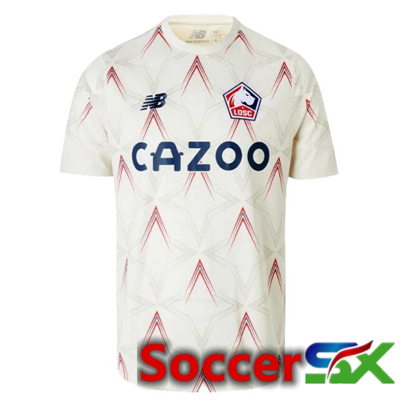 Lille OSC Soccer Jersey Fourth White 2022/2023