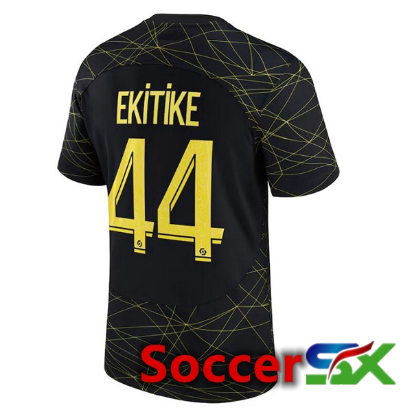 Paris PSG (EKITIKE 44) Soccer Jersey Fourth Black 2022/2023
