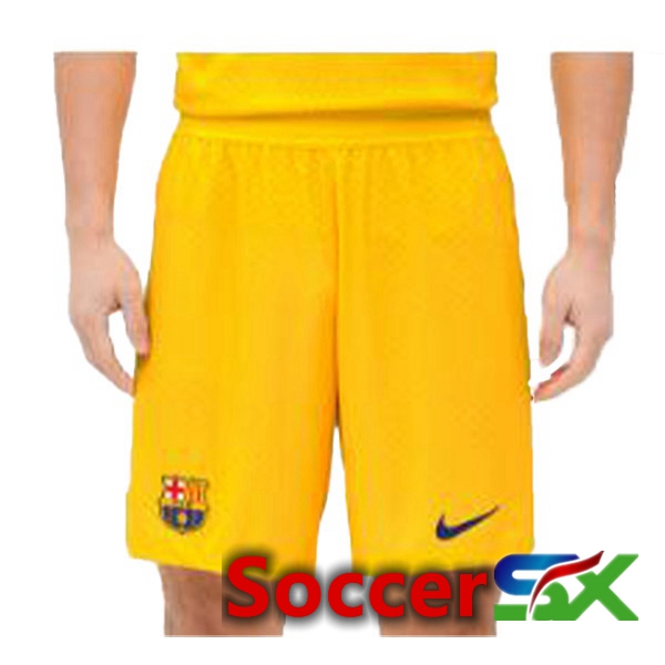 FC Barcelona Soccer Shorts Fourth Yellow 2022/2023