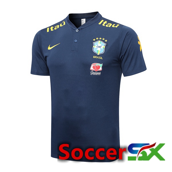 BrazilSoccer Polo Royal Bluee 2023/2024