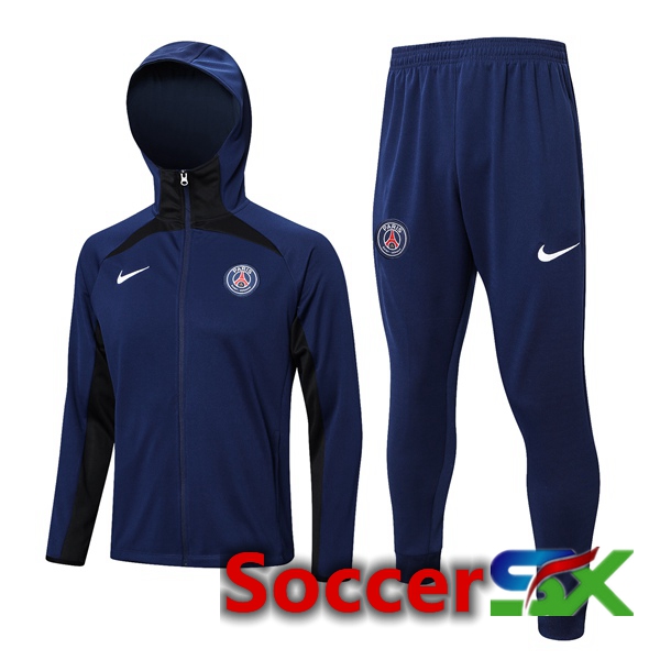 Paris PSG Training Tracksuit Hoodie Royal Bluee 2023/2024