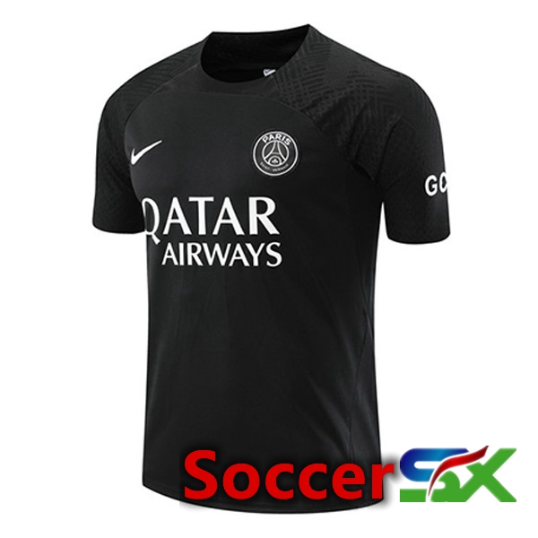 Paris PSG Training T Shirt Black 2023/2024