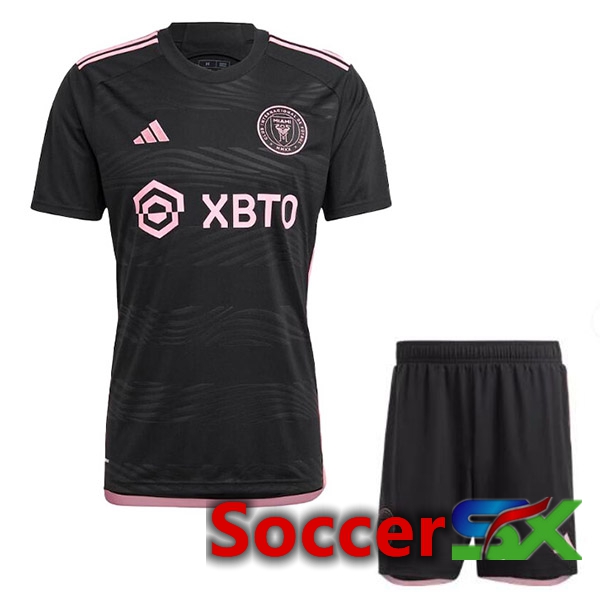 Inter Miami CF Kids Soccer Jersey Away Black 2023/2024