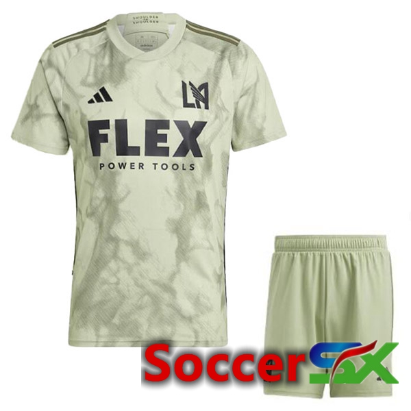 Los Angeles FC Kids Soccer Jersey Away Green 2023/2024