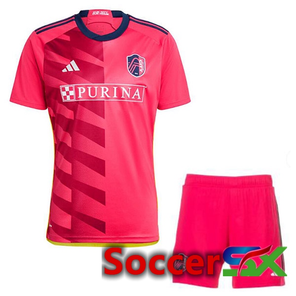 St.Louis City FC Kids Soccer Jersey Home Red 2023/2024