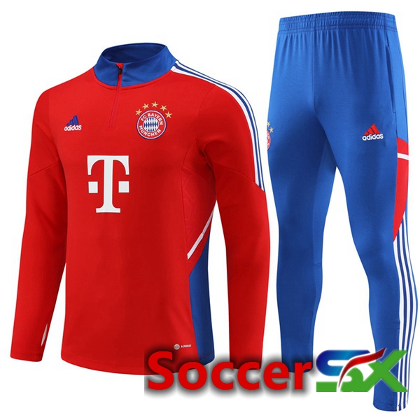 Bayern Munich Training Tracksuit Suit Red 2023/2024