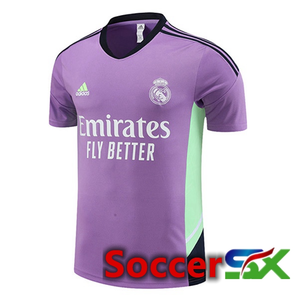 Real Madrid Training T Shirt Purple 2023/2024