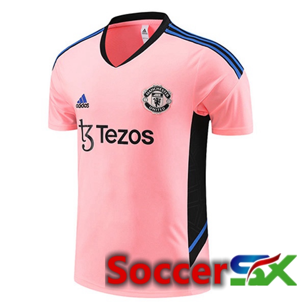 Manchester United Training T Shirt Pink 2023/2024