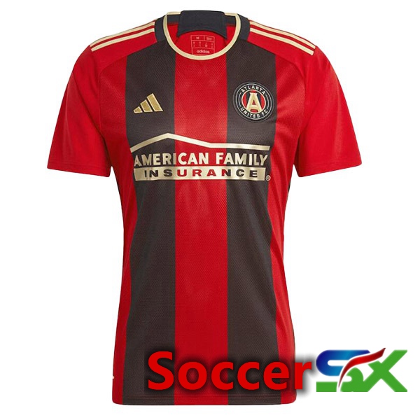 Atlanta United Soccer Jersey Home Red 2023/2024