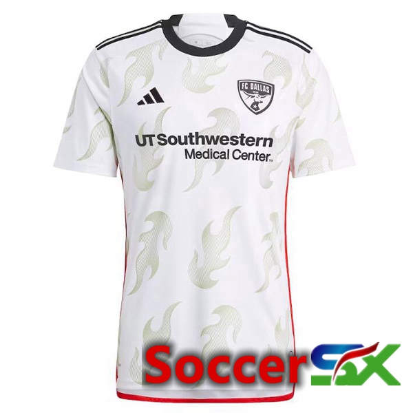 FC Dallas Soccer Jersey Away White 2023/2024