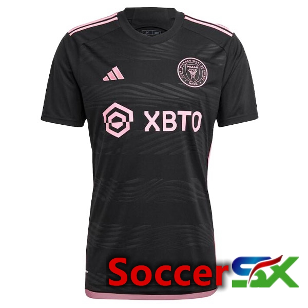 Inter Miami CF Soccer Jersey Away Black 2023/2024