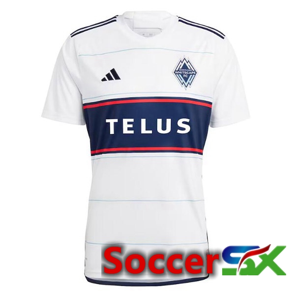 Vancouver Whitecaps Soccer Jersey Home White 2023/2024