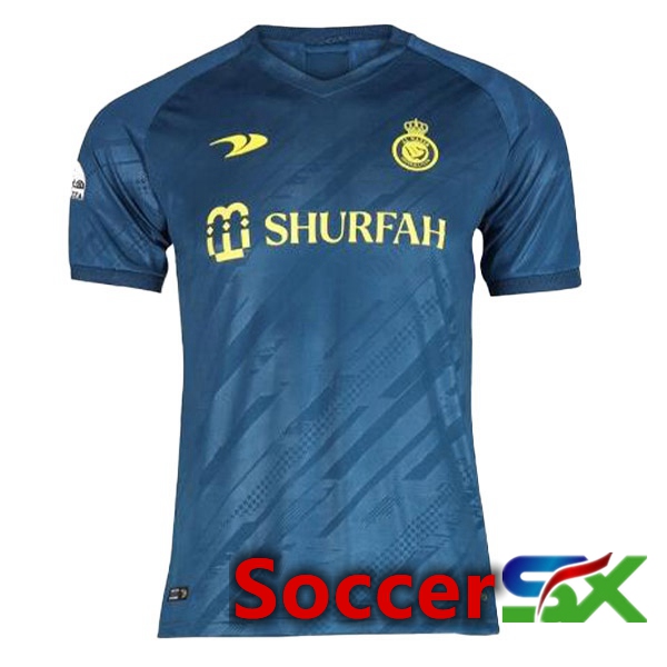 Al-Nassr FC Soccer Jersey Away Blue 2022/2023