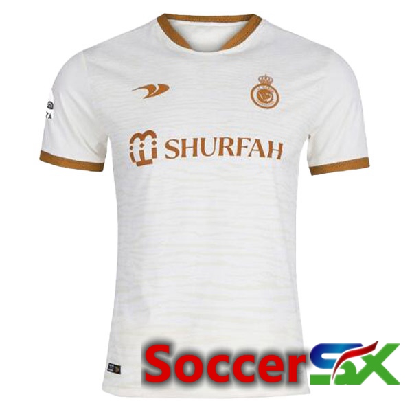 Al-Nassr FC Soccer Jersey Third White 2022/2023