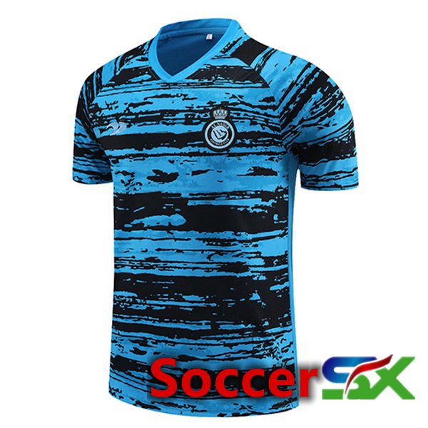 Al-Nassr FC Training T Shirt Blue 2023/2024