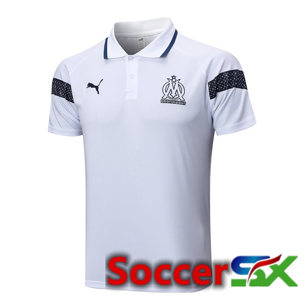 Marseille OM Soccer Polo White 2023/2024
