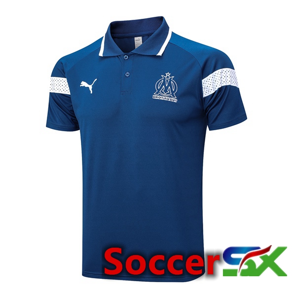 Marseille OM Soccer Polo Blue 2023/2024