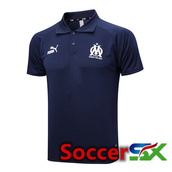 Marseille OM Soccer Polo Royal Blue 2023/2024