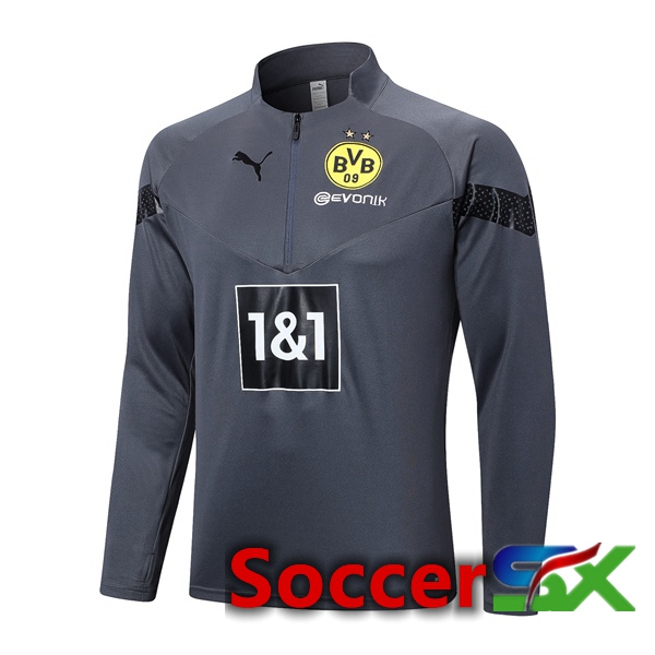 Dortmund BVB Training Sweatshirt Grey 2023/2024