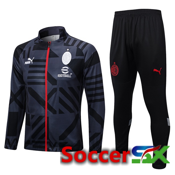 AC Milan Training Jacket Suit Black 2023/2024