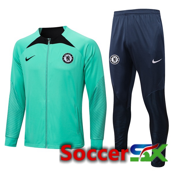 FC Chelsea Training Jacket Suit Green 2023/2024