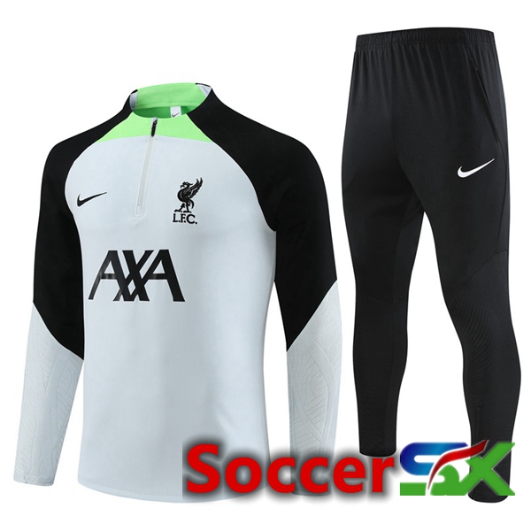 FC Liverpool Training Tracksuit Suit Grey 2023/2024