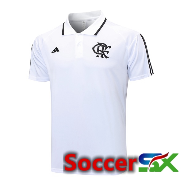 Flamengo Soccer Polo White 2023/2024