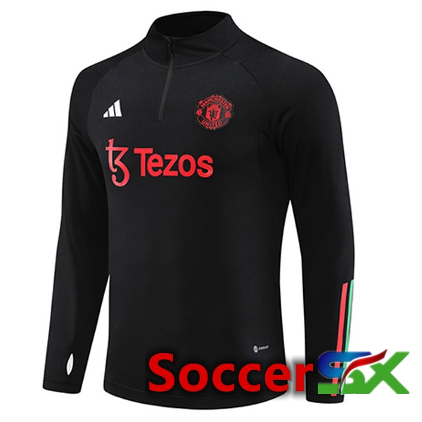 Manchester United Training Sweatshirt Black 2023/2024