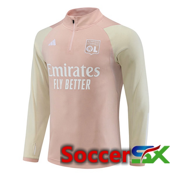 Lyon OL Training Sweatshirt Pink 2023/2024