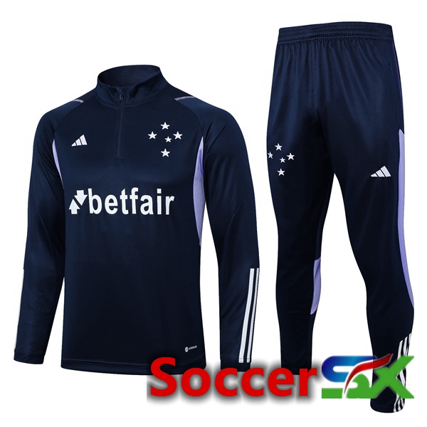Cruzeiro EC Training Tracksuit Suit Royal Blue 2023/2024
