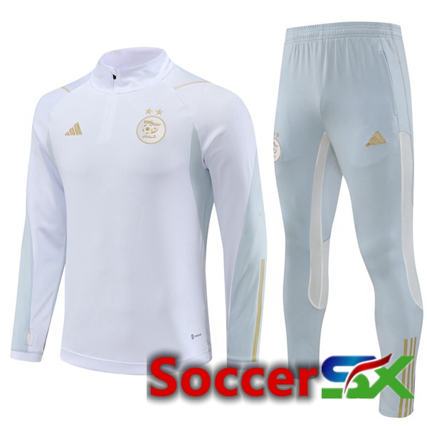 Algeria Training Tracksuit Suit White 2023/2024