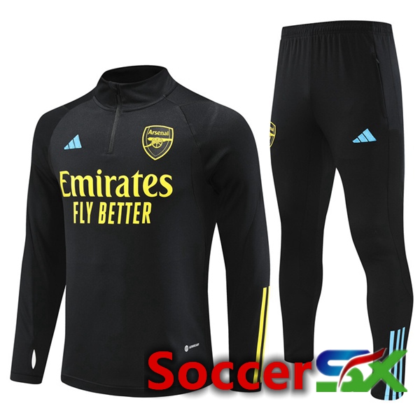 Arsenal Training Tracksuit Suit Black 2023/2024