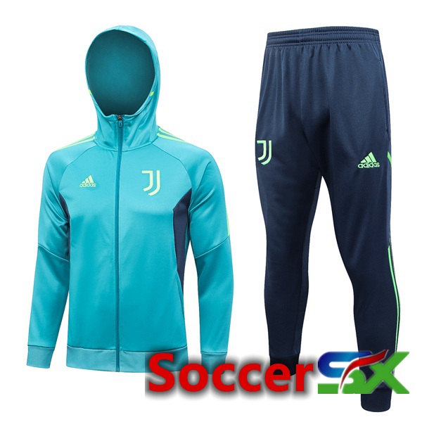 Juventus Training Tracksuit Hoodie Green 2023/2024