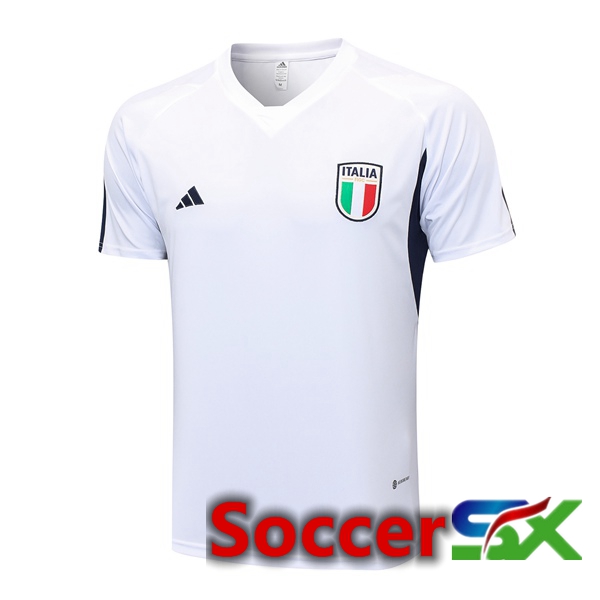 Italy Training T Shirt White 2023/2024