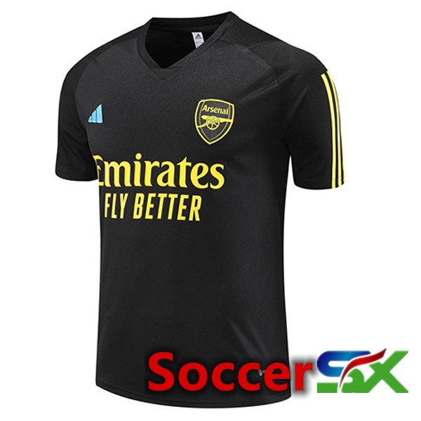 Arsenal Training T Shirt Black 2023/2024