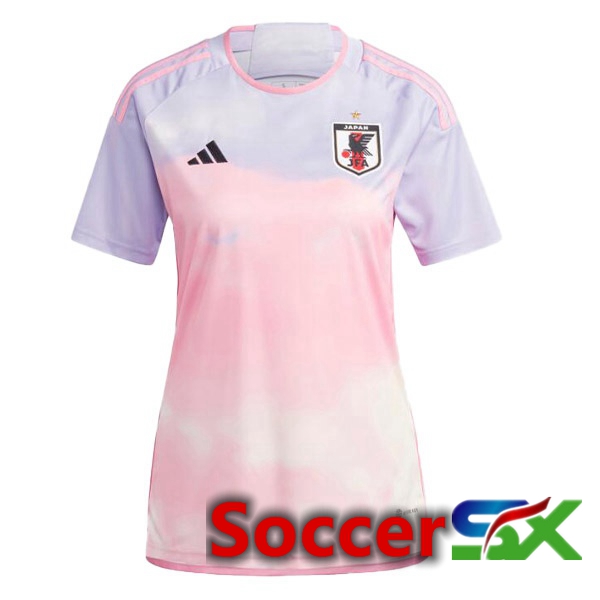 Japan Womens Soccer Jersey Away Pink 2023/2024