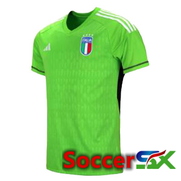 Italy Goalkeeper Soccer Jersey Green 2023/2024