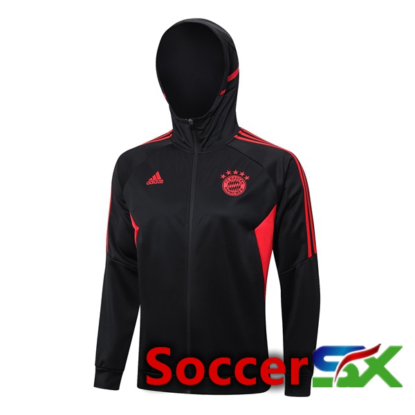 Bayern Munich Training Jacket Hoodie Black 2023/2024