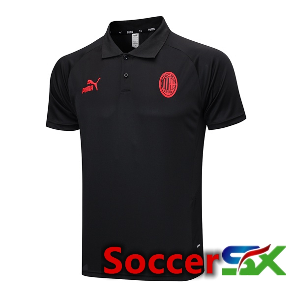 AC Milan Soccer Polo Black 2023/2024